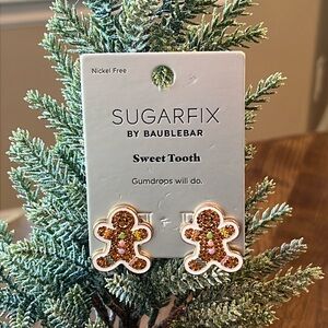 BaubleBar Sugarfix Sweet Tooth Gingerbread Earrings "Gumdrops will do."
